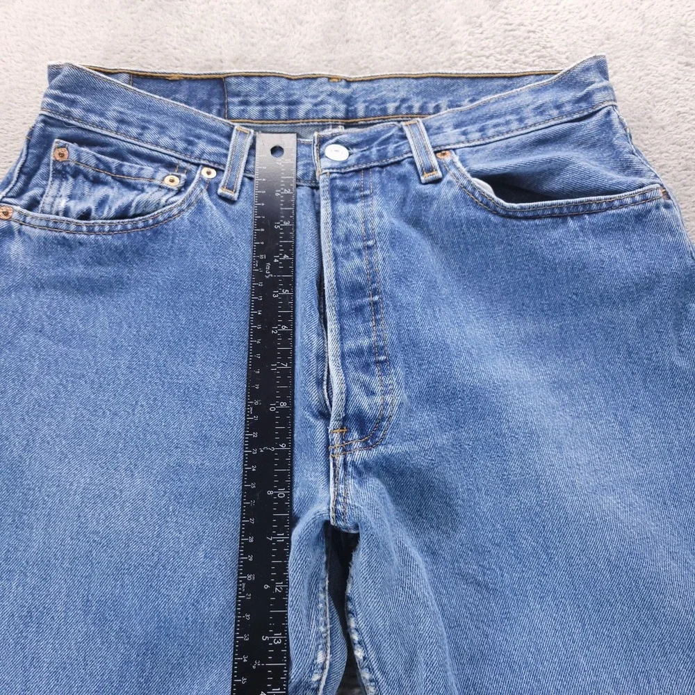 VTG Levis 501 Jeans Mens 33x32 Blue Regular Straight Button Fly USA 90s